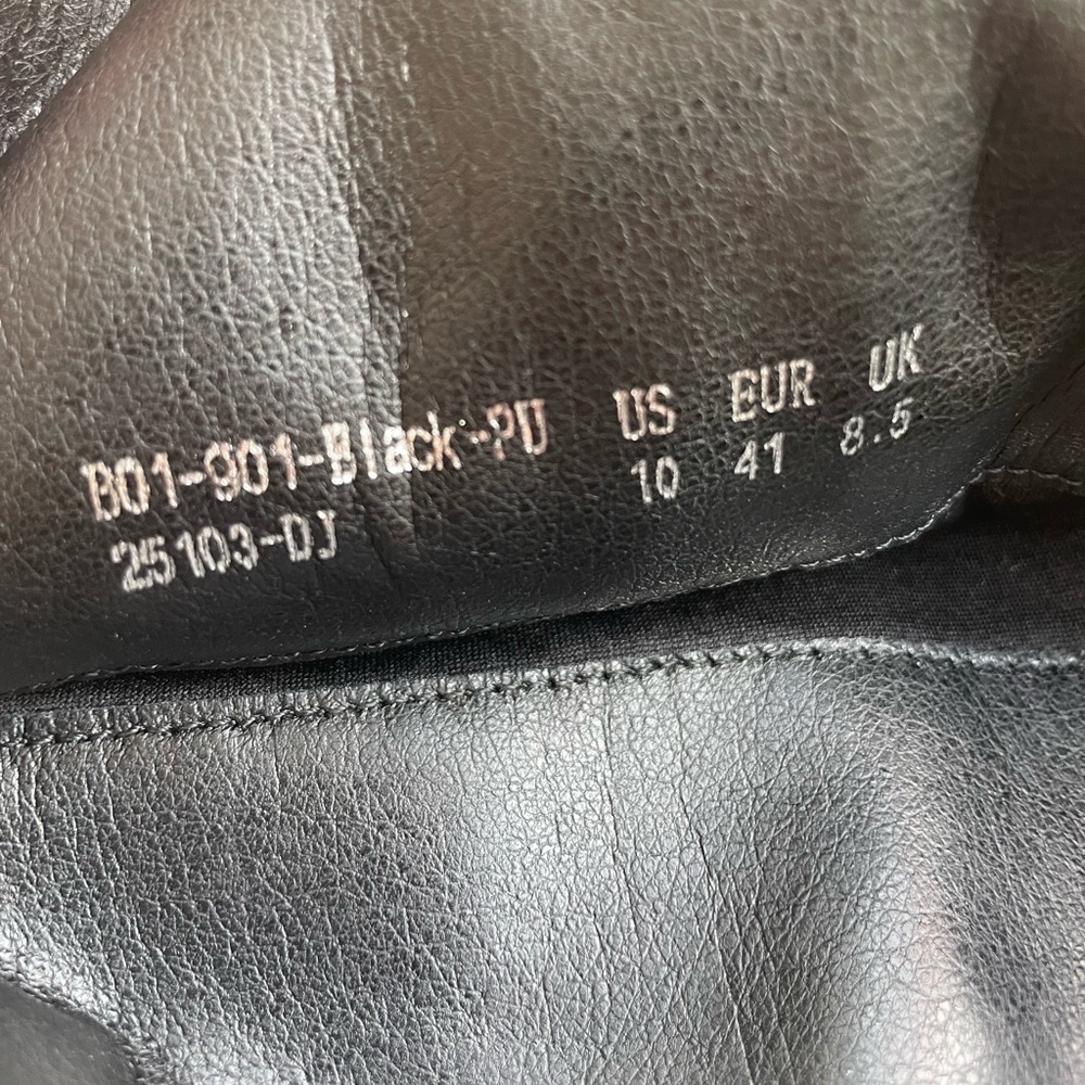 🤠 Black Cowboy Boots Size 10 - Picture 4 of 4